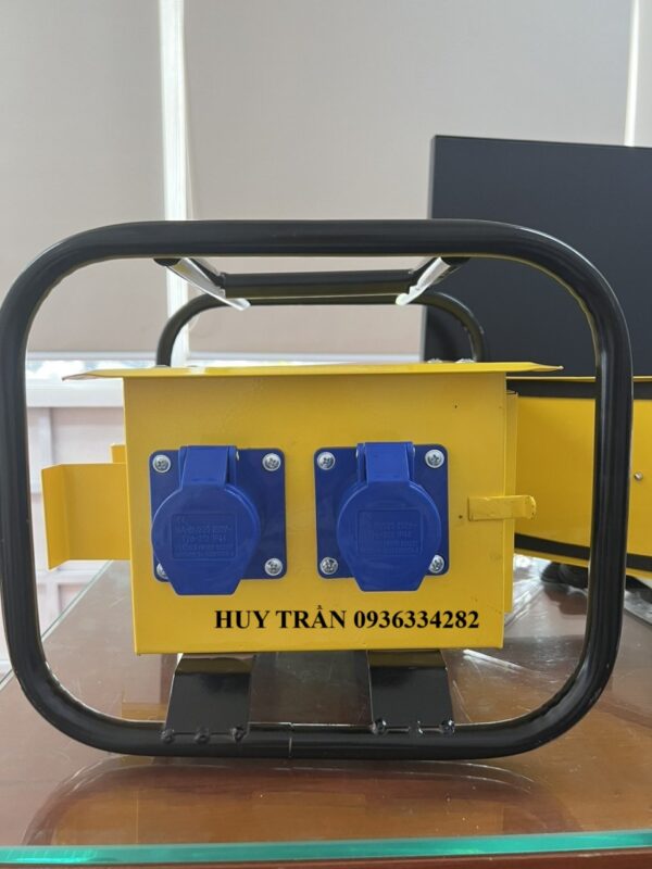 Tủ điện thi công xách tay màu vàng-3 pha